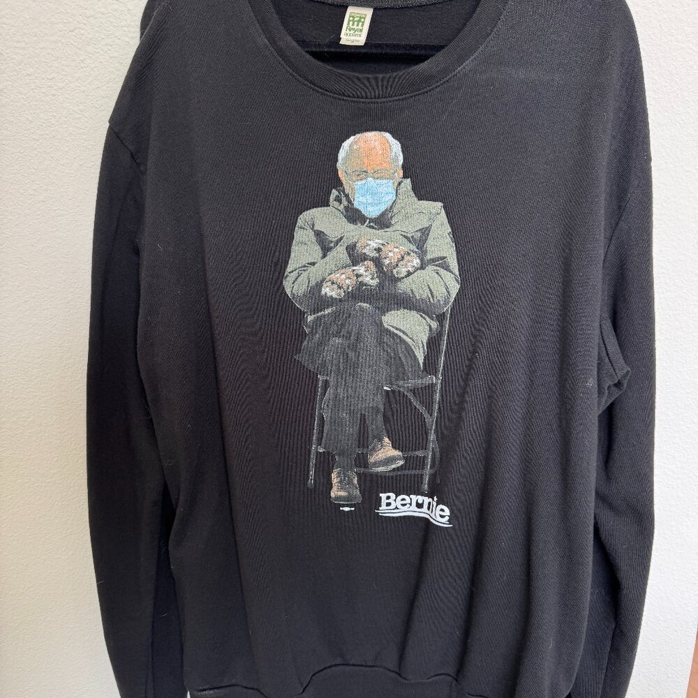 Bernie Sanders Limited Edition Black Crew Neck Sweater | 2XL